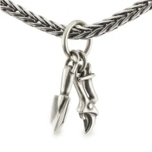 Trollbeads Grüner Daumen Bead Silber TAGBE-30198 Trollbeads Grüner Daumen Bead Silber TAGBE-30198