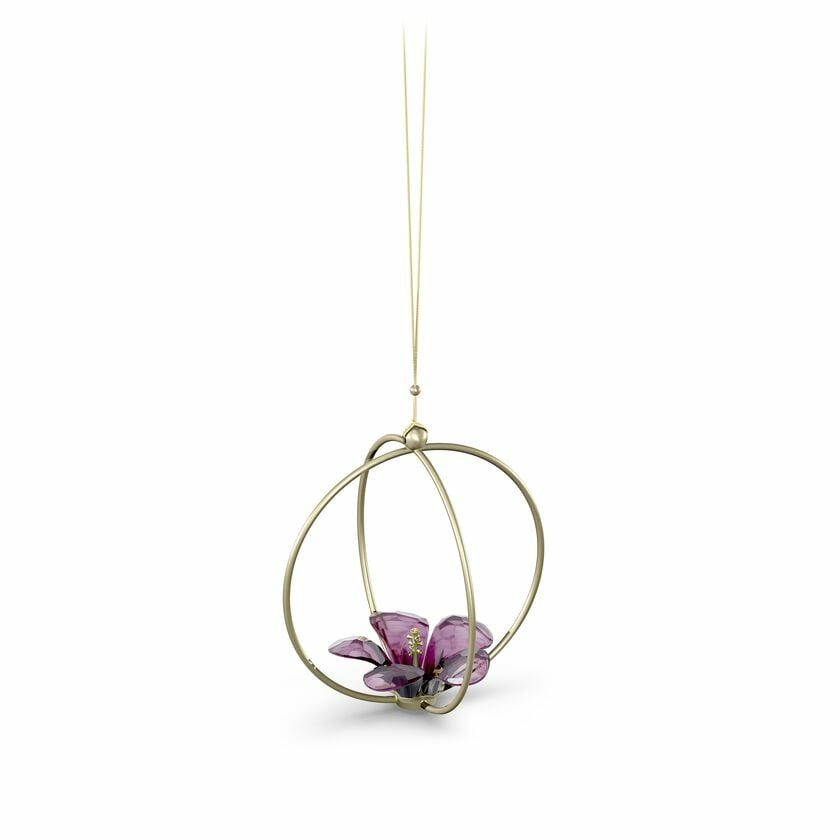 SWAROVSKI Großes Hibiskus Kugel Ornament, Violett - Swarovski Garden Tales 56192... – Bild 2