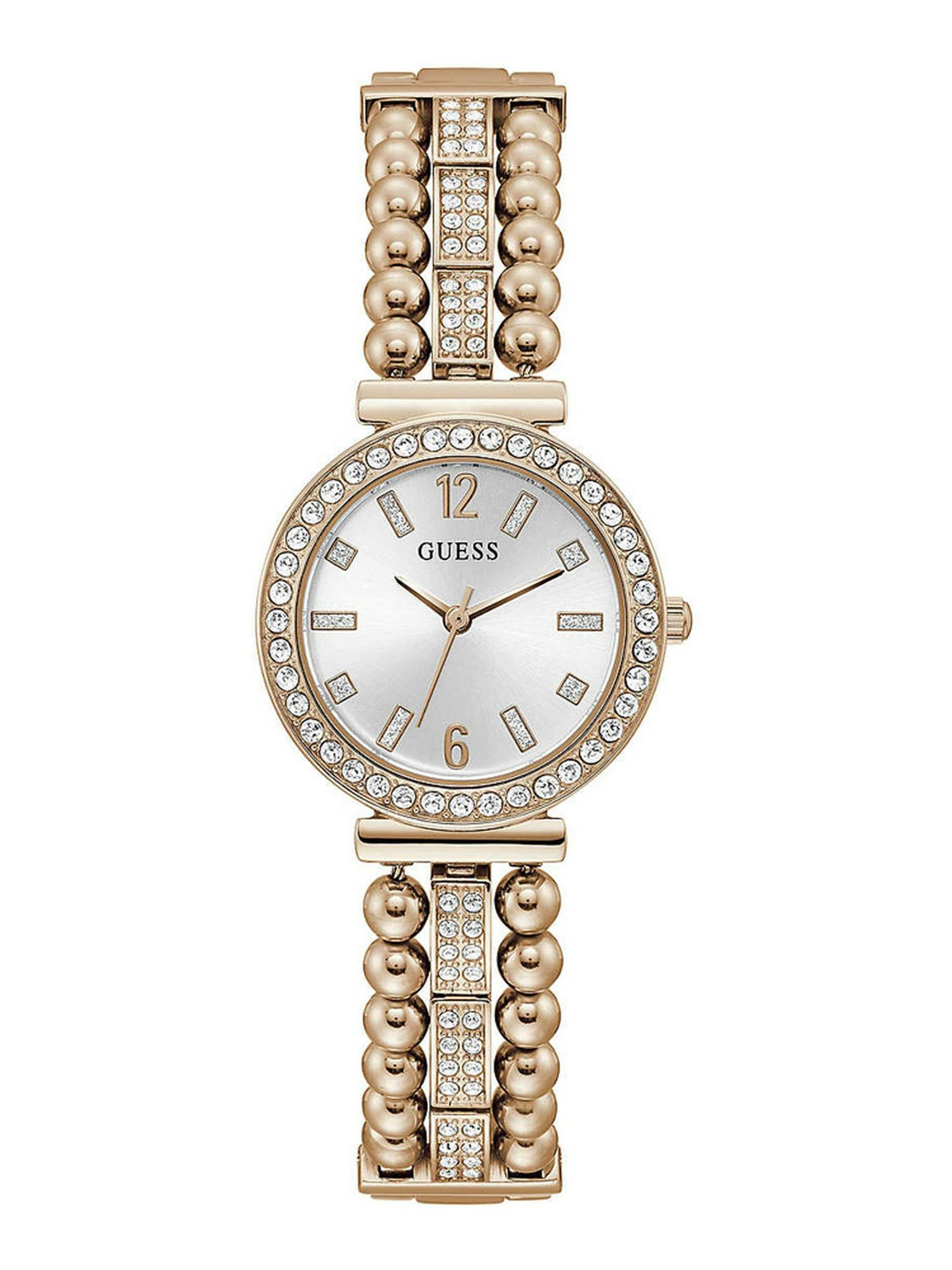 Guess Damen Armbanduhr Work 30 mm Kugelgliederarmband Armband Edelstahl GW0401L3 – Bild 2