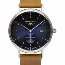 Bauhaus Herrenuhr Quarz mit Lederband Braun inkl. Ersatzband 21303 Bauhaus Herrenuhr Quarz mit Lederband Braun inkl. Ersatzband 21303