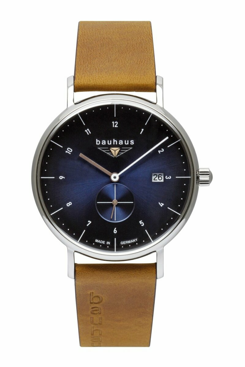 Bauhaus Herrenuhr Quarz mit Lederband Braun inkl. Ersatzband 21303 Bauhaus Herrenuhr Quarz mit Lederband Braun inkl. Ersatzband 21303