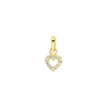 Damen 333 Gold Anhänger Herz mit Zirkonia Damen 333 Gold Anhänger Herz mit Zirkonia