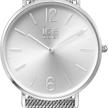 Ice-Watch Unisex Uhr Armbanduhr Ice City Milanaise Silver Shiny Medium 012700 Ice-Watch Unisex Uhr Armbanduhr Ice City Milanaise Silver Shiny Medium 012700