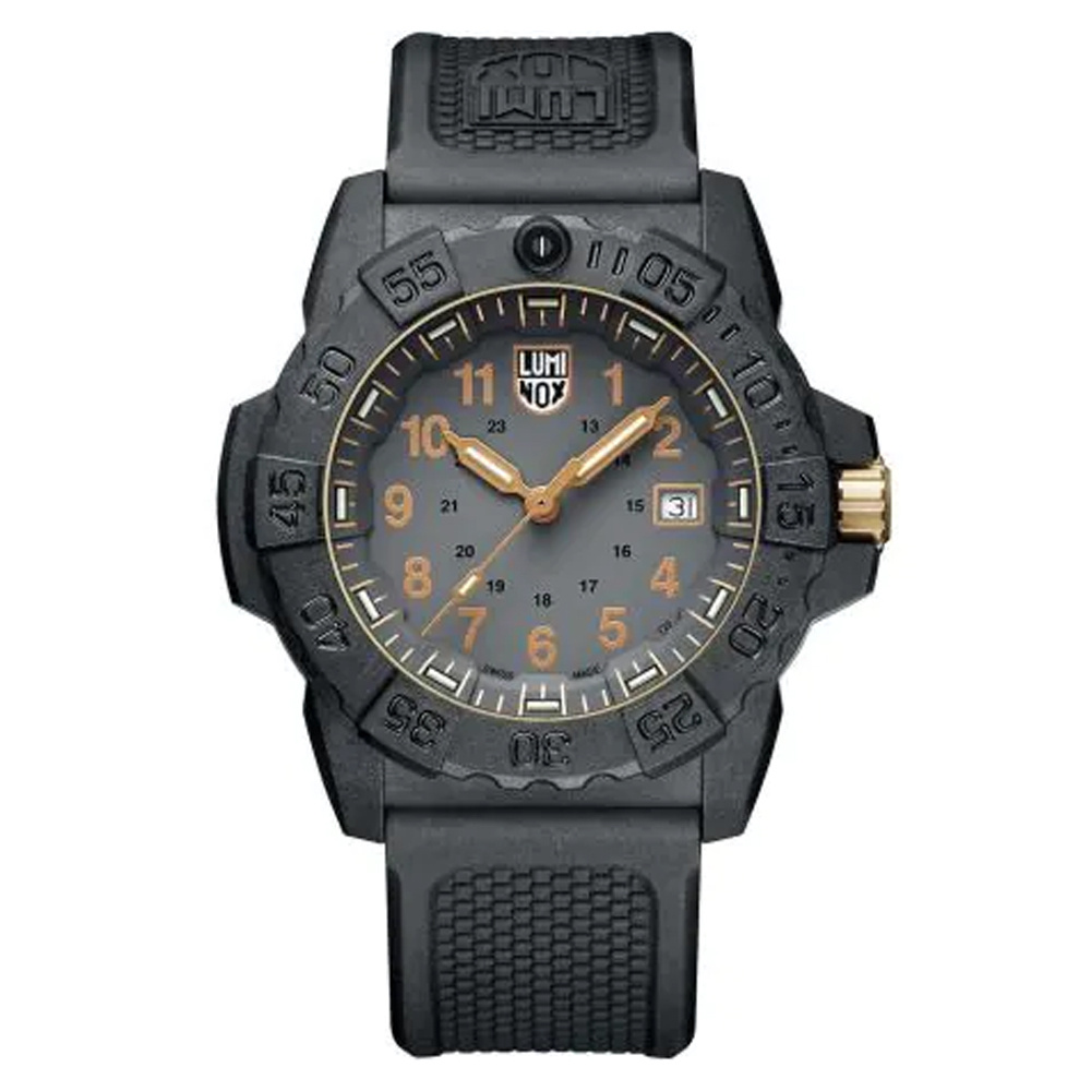 Luminox Herren Armbanduhr Navy SEAL Gold XS.3508.GOLD – Bild 3
