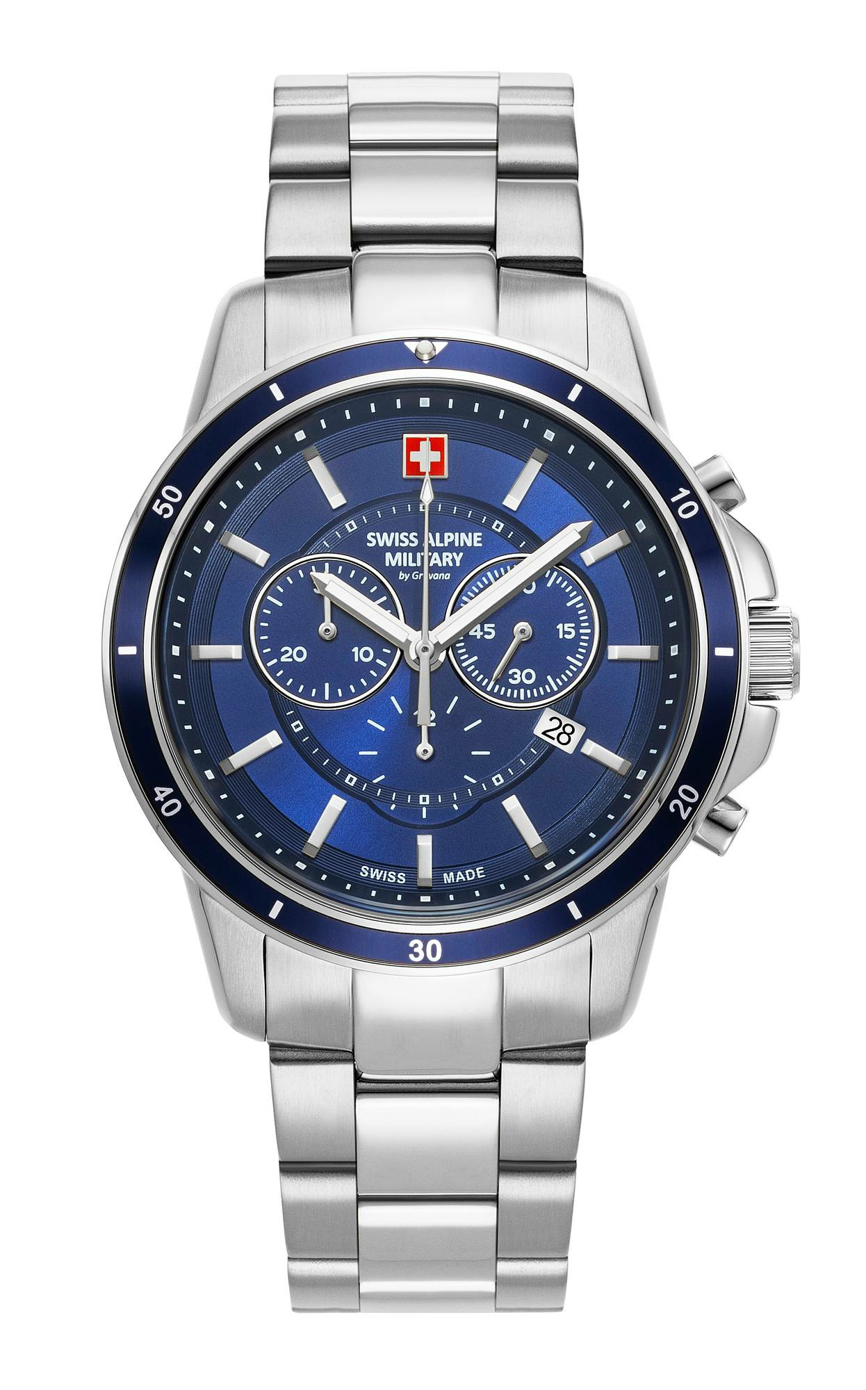 Swiss Alpine Military Herren Armbanduhr Douglas Chronograph 7089.9135 – Bild 3