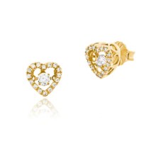 Ohrstecker Dancing Stone 925/00 Sterling Silber Ohrstecker Dancing Stone 925/00 Sterling Silber