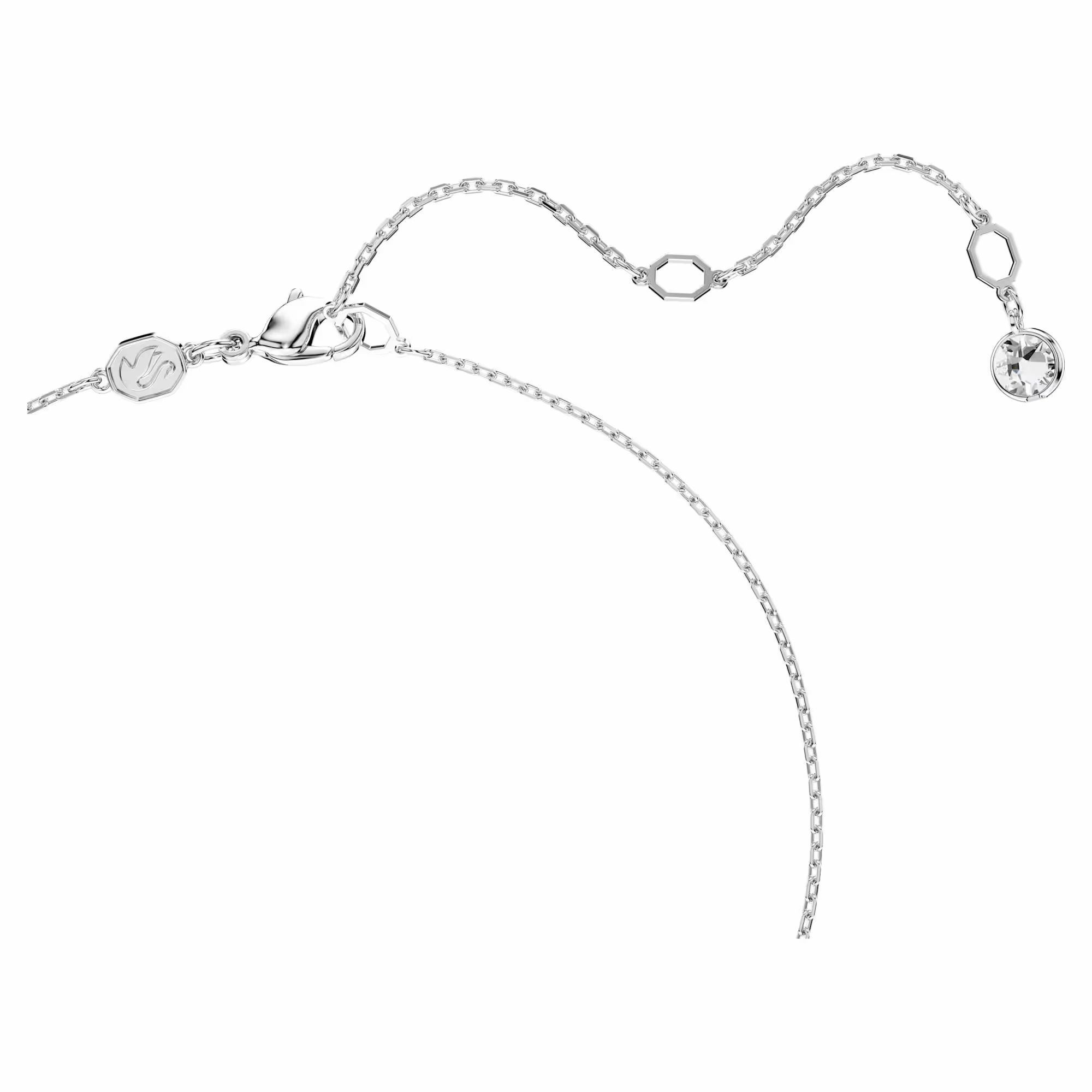 Swarovski Halskette Damen Dextera Y Pendant Sphere and Cube weiß rhodiniert 5693... – Bild 3