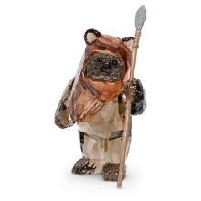 Swarovski Star Wars Ewok Wicket - Sammlerfigur in Kristall, Braun,5591309 Swarovski Star Wars Ewok Wicket - Sammlerfigur in Kristall, Braun,5591309