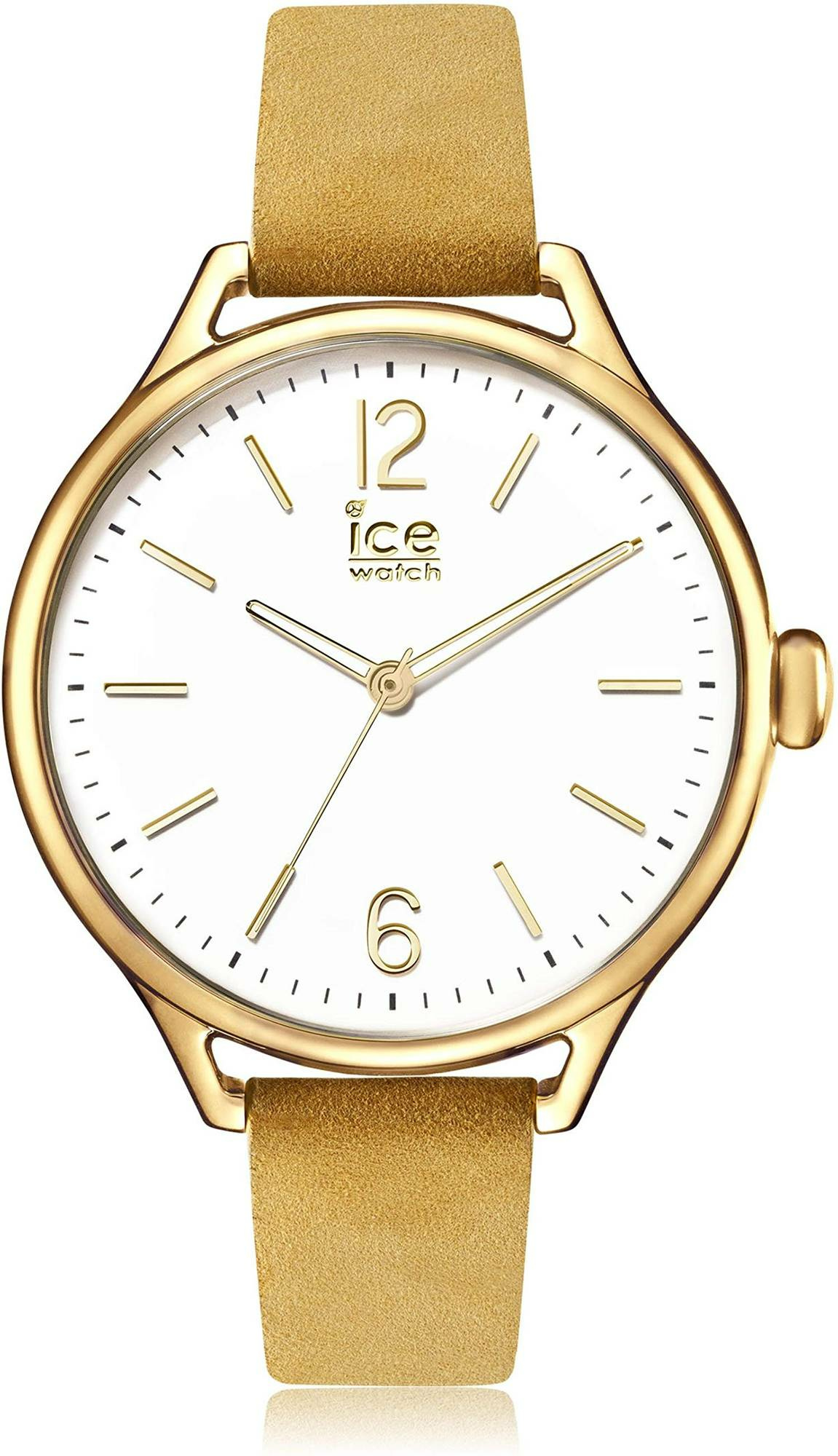 Ice-Watch - Ice Time Beige Champagne - Beige Damenuhr mit Lederarmband - 013073 ... Ice-Watch - Ice Time Beige Champagne - Beige Damenuhr mit Lederarmband - 013073 ...