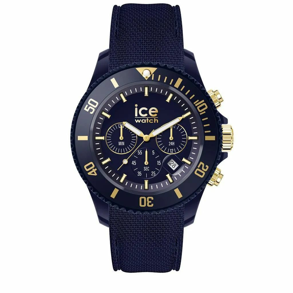 Ice-Watch Chronograph Herrenuhr ICE chrono Dark blue gold Medium dunkelblau gold... – Bild 3