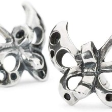 Trollbeads Damen-Ohrstecker Schmetterlinge 925 Sterling Silber TAGEA-00086 Trollbeads Damen-Ohrstecker Schmetterlinge 925 Sterling Silber TAGEA-00086