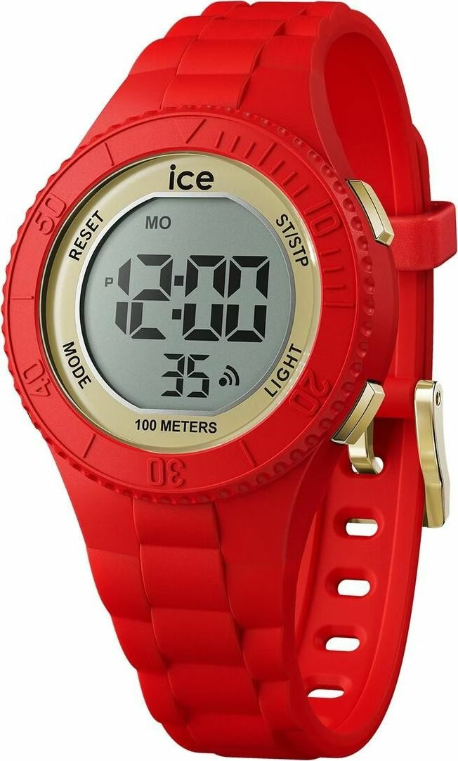 Ice-Watch Digitaluhr Damen ICE digit Red Gold Small rot 021620 Ice-Watch Digitaluhr Damen ICE digit Red Gold Small rot 021620