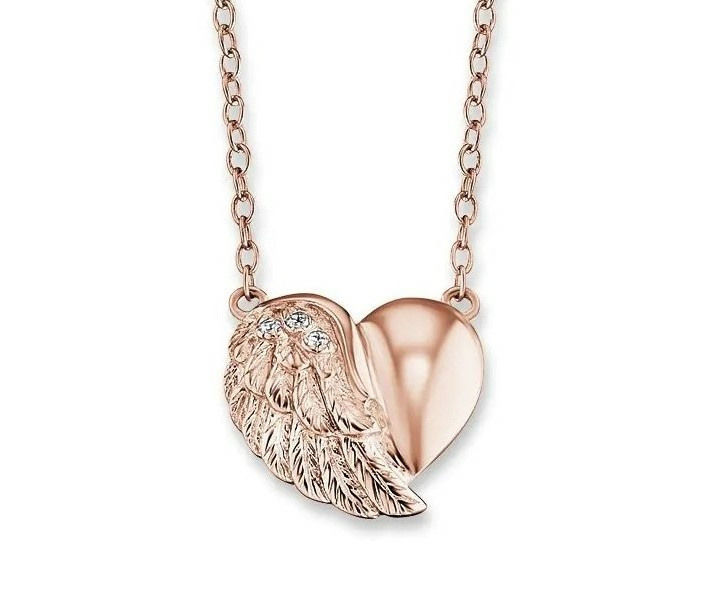 Engelsrufer ERN-LILHEARTWING-R Damen-Halskette Herzflügel Rosé Engelsrufer ERN-LILHEARTWING-R Damen-Halskette Herzflügel Rosé