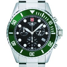 Swiss Alpine Military Herren Armbanduhr 7053.9133 44 mm Chronograph & Datumsanz... Swiss Alpine Military Herren Armbanduhr 7053.9133 44 mm Chronograph & Datumsanz...