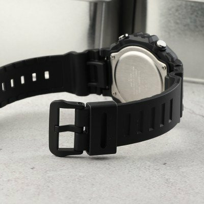 Casio Collection MWD-110HB-1BVEF Metal Covered Square Digital Uhr – Bild 3