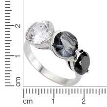 ZEEme Silver 925 Sterling Silber Zirkonia mehrfarbig Ring 41675995185246 ZEEme Silver 925 Sterling Silber Zirkonia mehrfarbig Ring 41675995185246