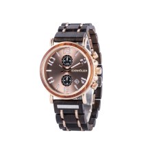 Edenhölzer Holzuhr Herren Armbanduhr Raiatea Holzarmband ED090-003 Edenhölzer Holzuhr Herren Armbanduhr Raiatea Holzarmband ED090-003