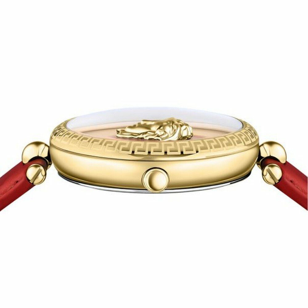 Versace Damen Armbanduhr PALAZZO rot, gold 39 mm VECO02622 – Bild 3