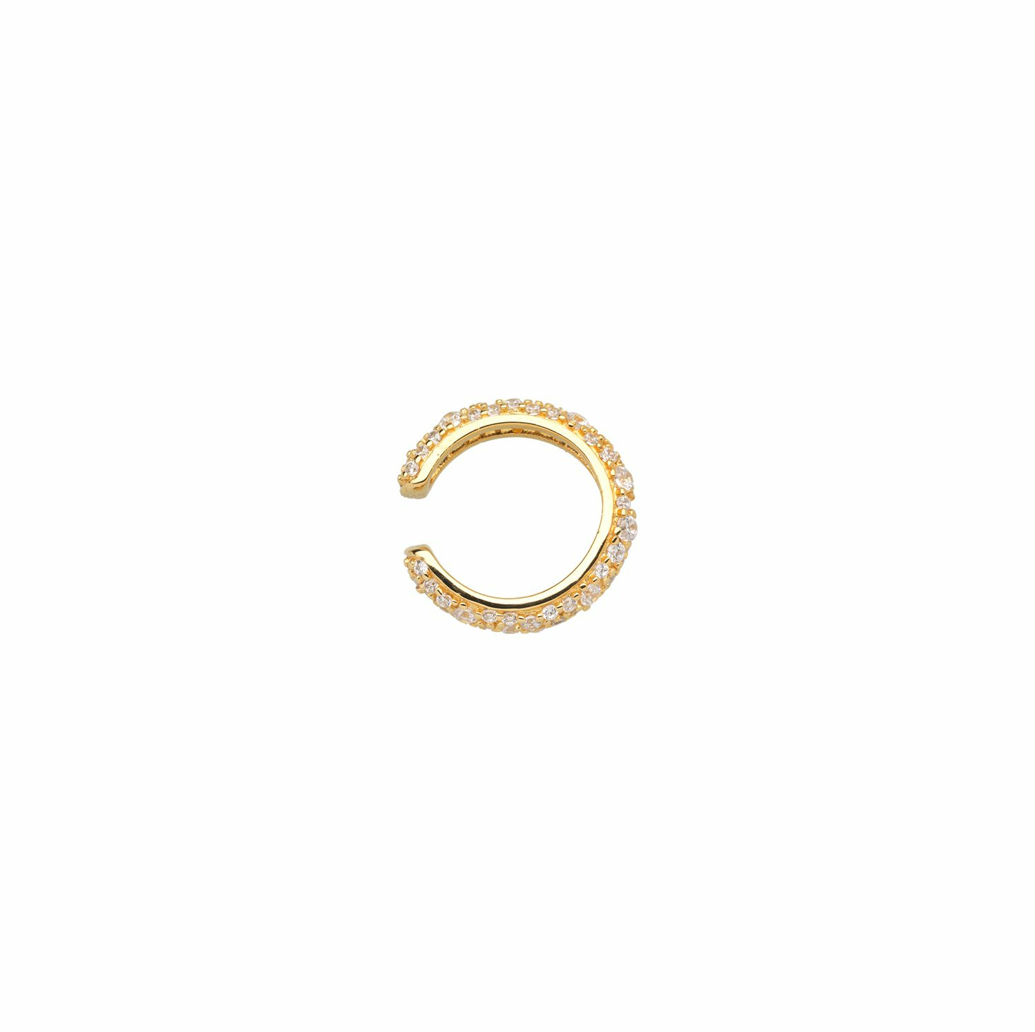 Xenox Damen Ohrklemme Sunrise mit Zirkonia Steinen Gold XS2285G – Bild 2