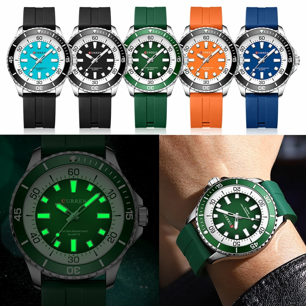 CURREN Men's Quartz Watch Casual Luminous Hands Wristwatch 8448 – Bild 3