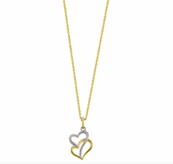 Xenox Damen 925 Sterling Silber Halskette LOVE STORY - XS3602G Xenox Damen 925 Sterling Silber Halskette LOVE STORY - XS3602G