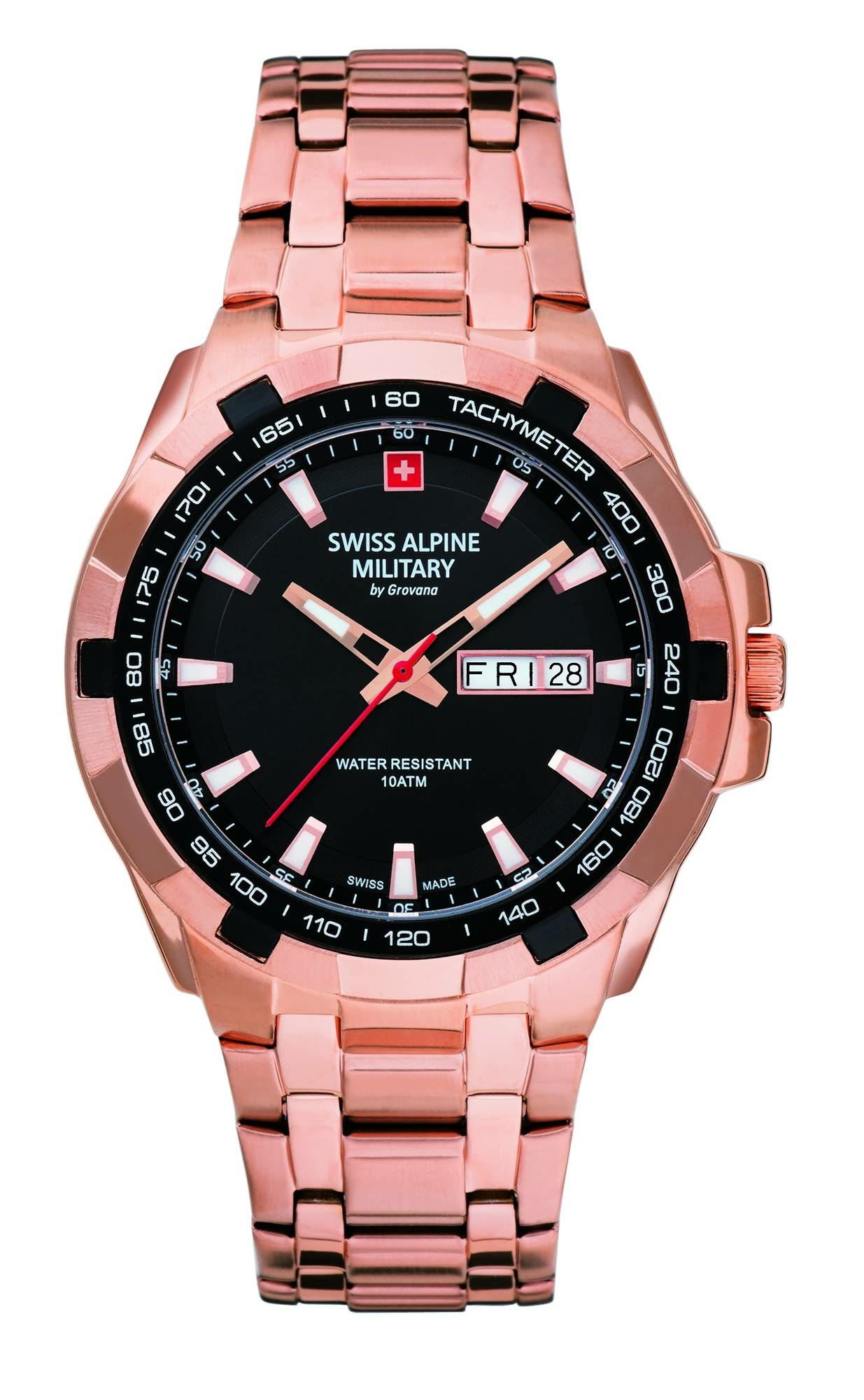 Swiss Alpine Military by Grovana Herren Armbanduhr Star Fighter 41 mm Armband Ed... – Bild 2