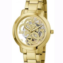 Guess Damen Armbanduhr Quatro clear gold 36 mm GW0300L2 Guess Damen Armbanduhr Quatro clear gold 36 mm GW0300L2