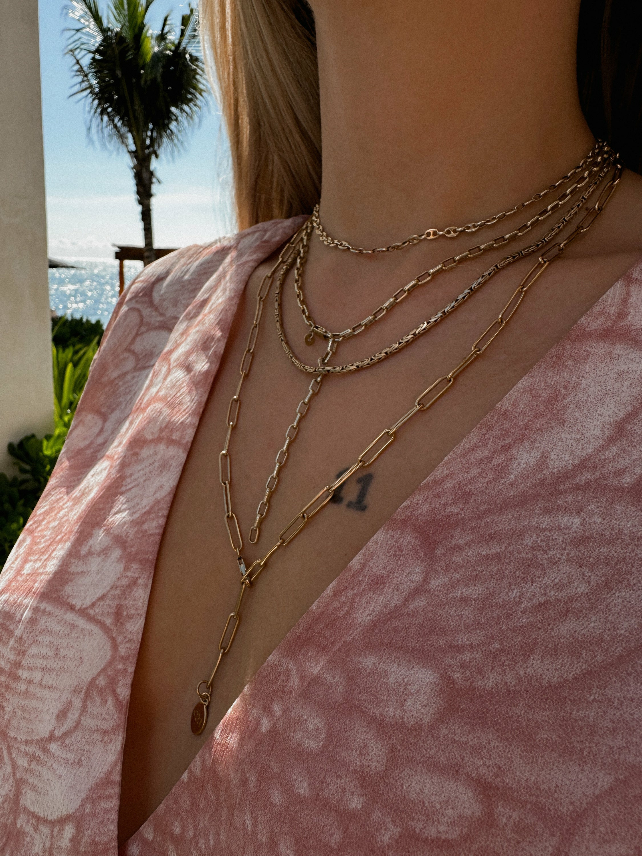 Collier 925/- Sterling Silber vergoldet 41184453722206 – Bild 3