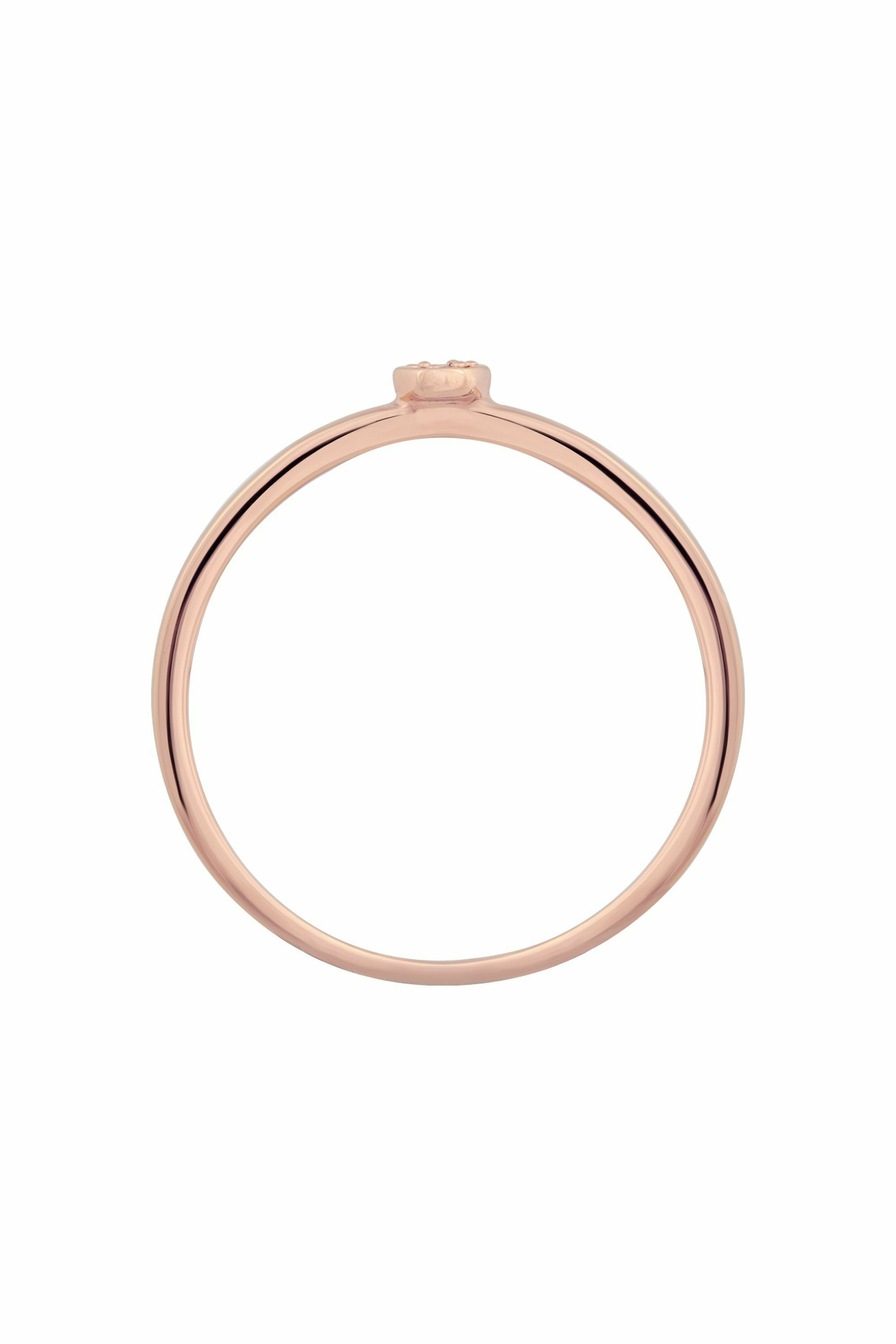 Ring 925 Sterling Silber vergoldet rot Hexagon Zirkonia Stacking 41184739131486 – Bild 3