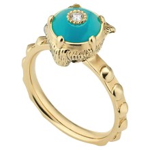 Gucci Ring Unisex Le Marché des Merveilles Gelbgold Türkis YBC502868003 Gucci Ring Unisex Le Marché des Merveilles Gelbgold Türkis YBC502868003