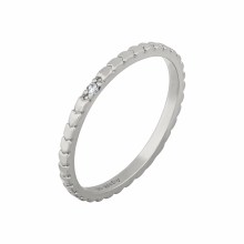 Ring 925/- Sterling Silber rhodiniert Herzen Zirkonia Stacking 41184729694302 Ring 925/- Sterling Silber rhodiniert Herzen Zirkonia Stacking 41184729694302
