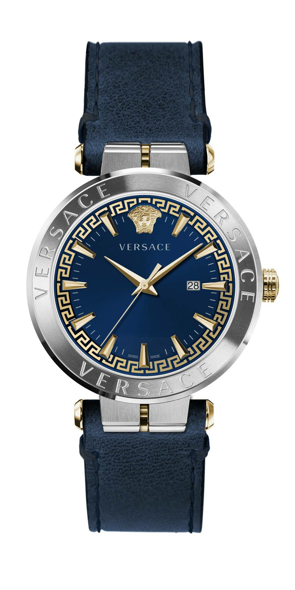 Versace Herren Armbanduhr AION 44 mm Armband Leder VE2G002 21 Versace Herren Armbanduhr AION 44 mm Armband Leder VE2G002 21