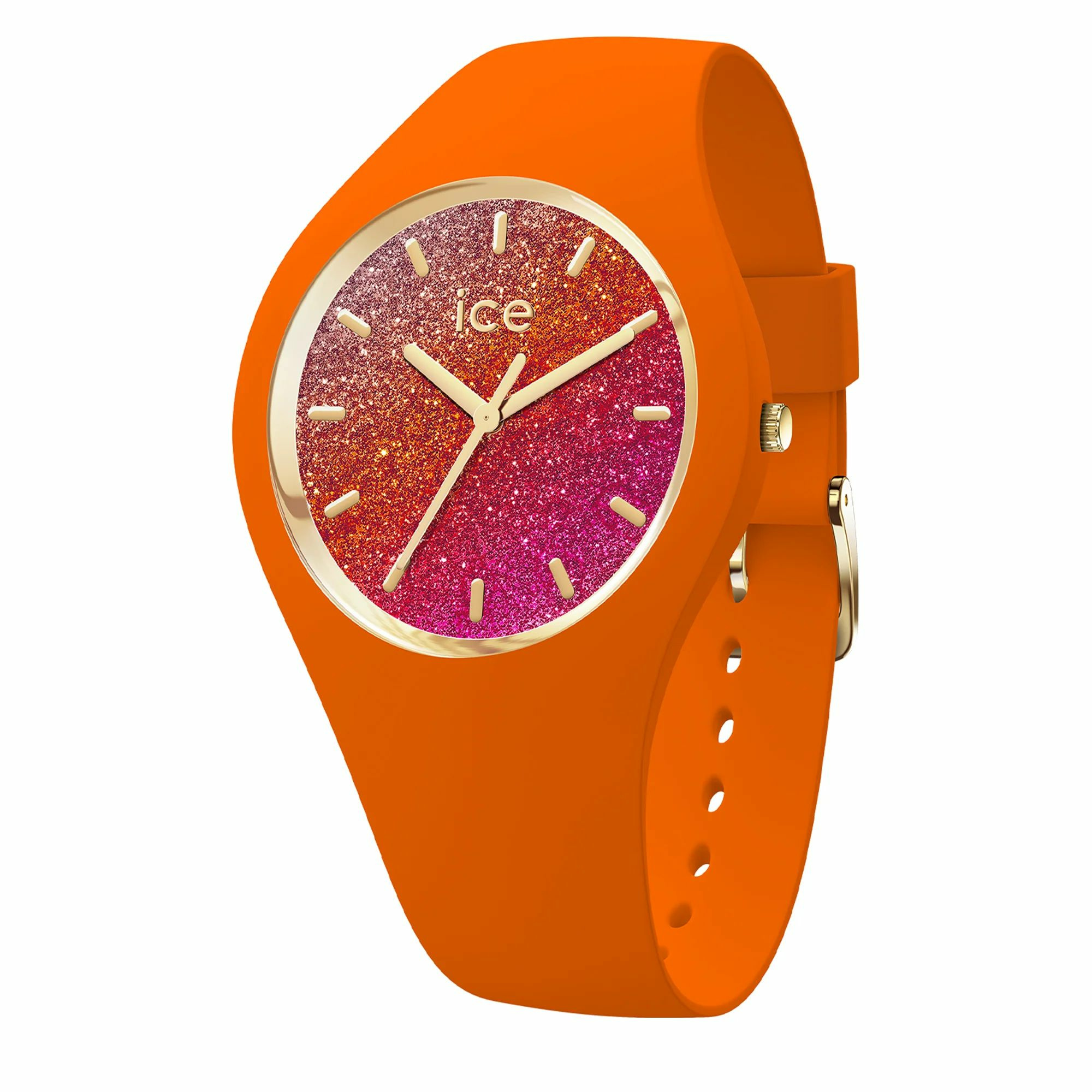 ICE‑WATCH Damenuhr ICE glitter Orange Summer 022574 – Bild 3