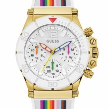 Guess Damen Armbanduhr Active Life 38 mm Regenbogenarmband und -markierungen Arm... Guess Damen Armbanduhr Active Life 38 mm Regenbogenarmband und -markierungen Arm...