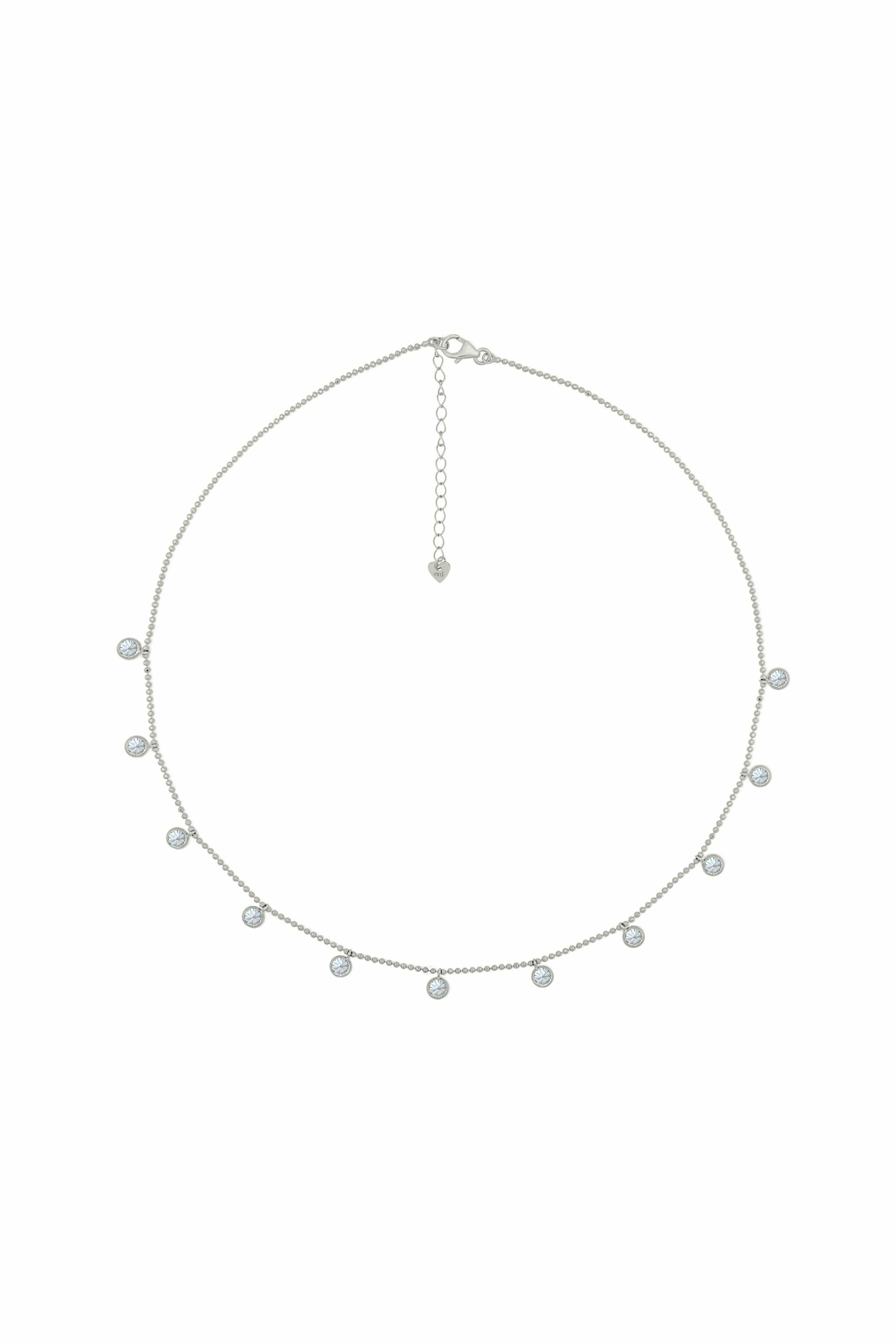 Collier 925/- Sterling Silber rhodiniert Anhänger rund Zirkonia 41184804044894 Collier 925/- Sterling Silber rhodiniert Anhänger rund Zirkonia 41184804044894