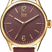 Ice-Watch - Ice Time Red Champagne - Rot Damenuhr mit Lederarmband - 013076 (Sma... Ice-Watch - Ice Time Red Champagne - Rot Damenuhr mit Lederarmband - 013076 (Sma...