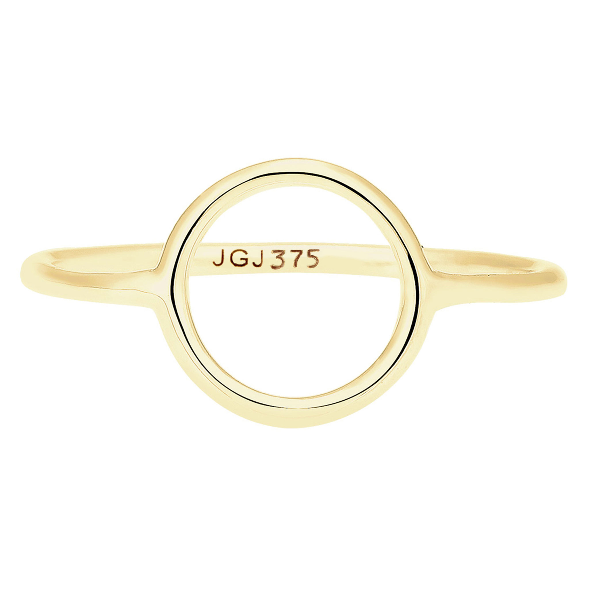 Ring Geo Trend Look Kreis Statement 375 Gelbgold Ring Geo Trend Look Kreis Statement 375 Gelbgold