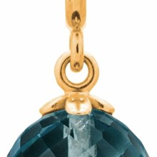 London Blue Love Drop Gold London Blue Love Drop Gold