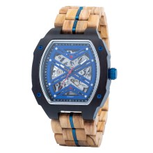 Edenhölzer Herren Holzuhr Skeleton Automatik Sal ED090-001 Edenhölzer Herren Holzuhr Skeleton Automatik Sal ED090-001