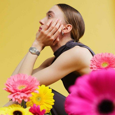 Swatch Irony Medium YLS237G Petal Bliss Uhr – Bild 2