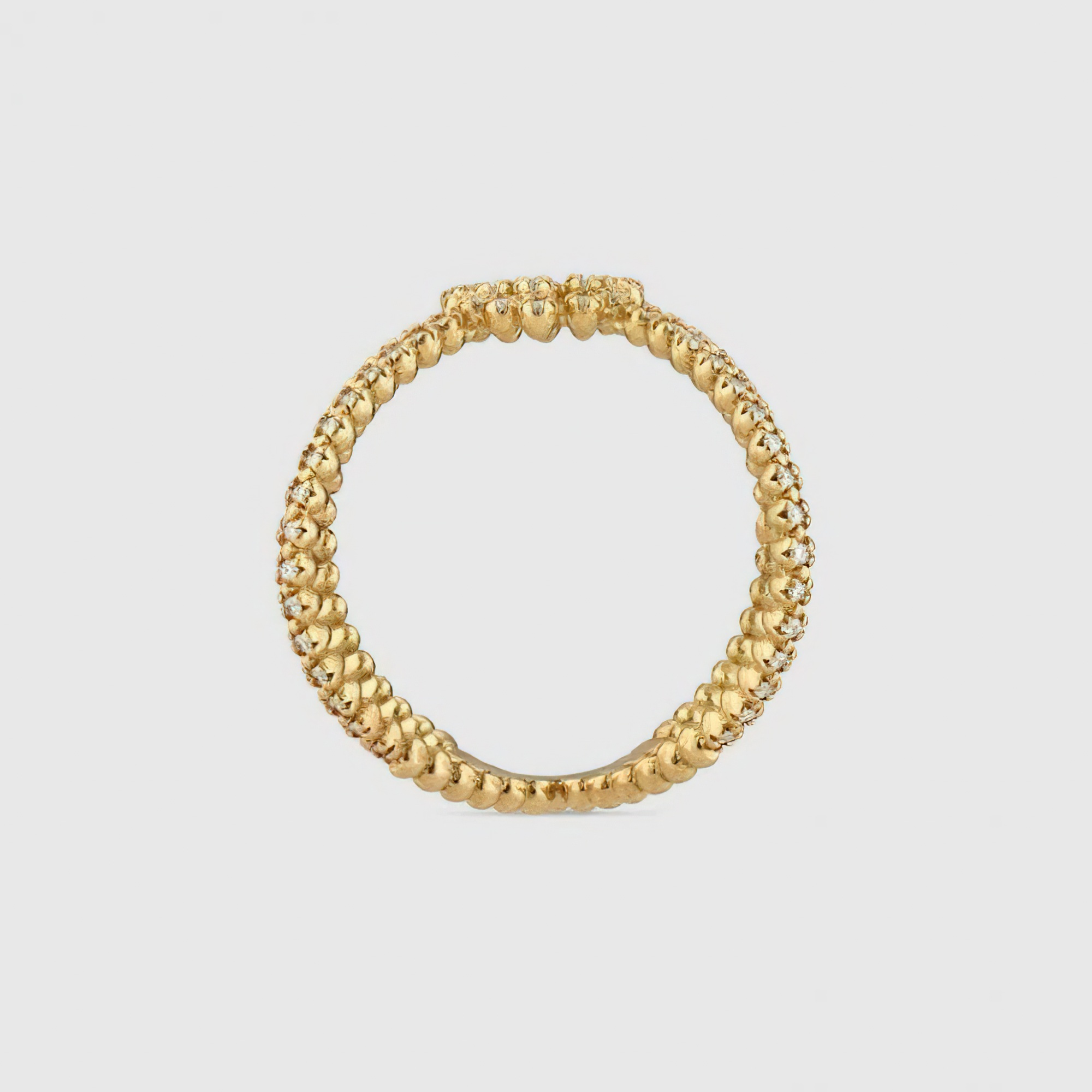 GUCCI Ring Damen GG Running X Diamant Gelbgold YBC581897001 GUCCI Ring Damen GG Running X Diamant Gelbgold YBC581897001