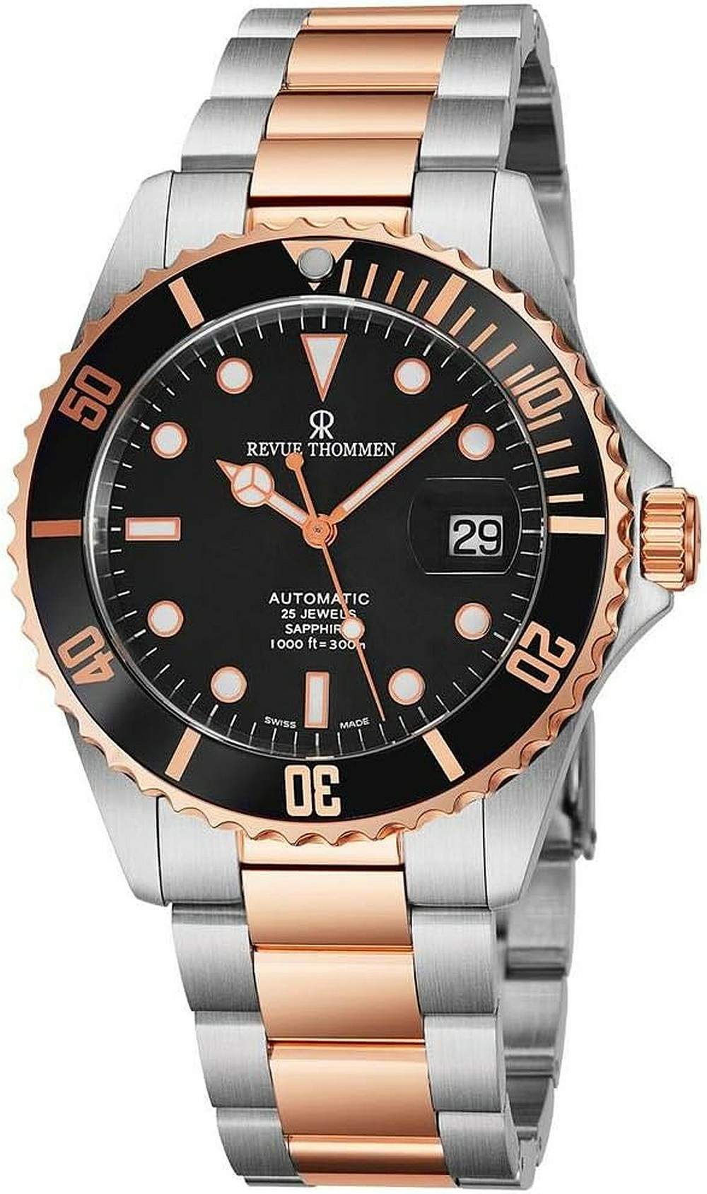 Revue Thommen Herren Armbanduhr Automatic 42 mm Armband Edelstahl 17571.2157 – Bild 3