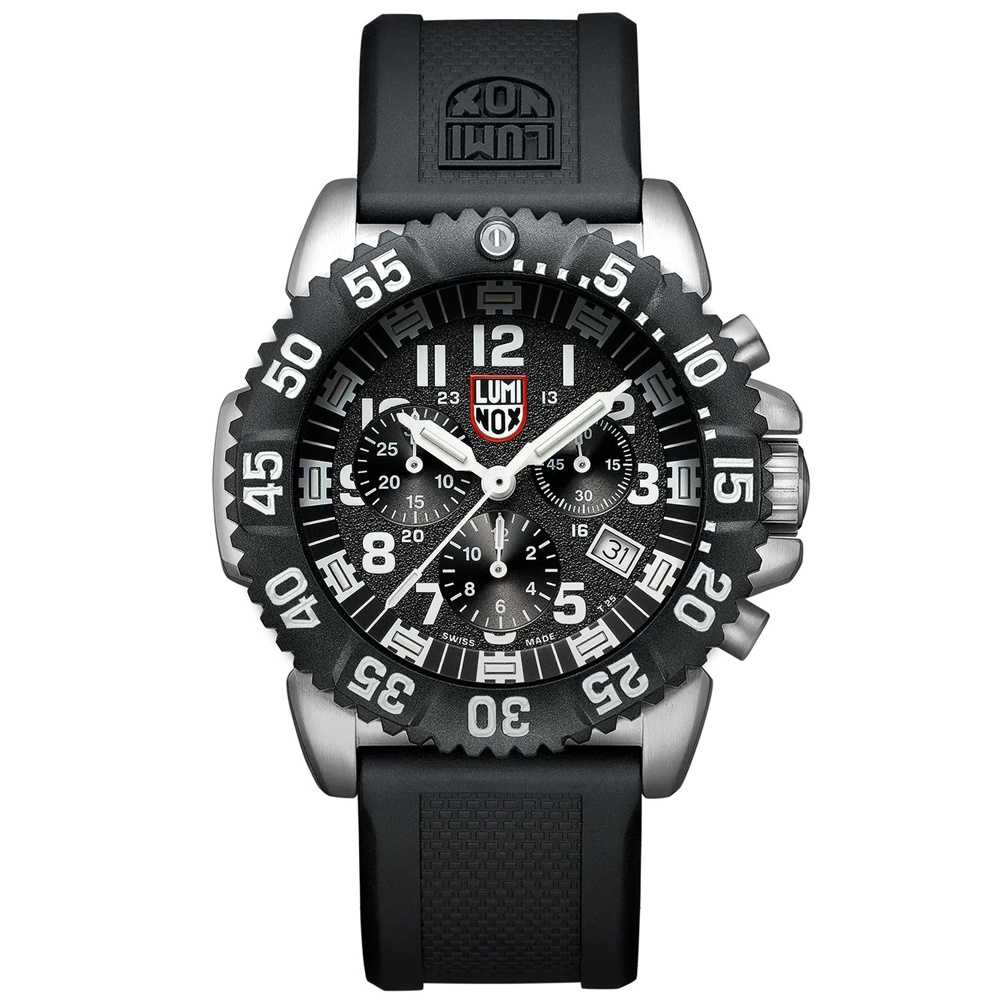 Luminox Herren Armbanduhr Navy SEAL Chronograph Schwarz XS.3181.F – Bild 3