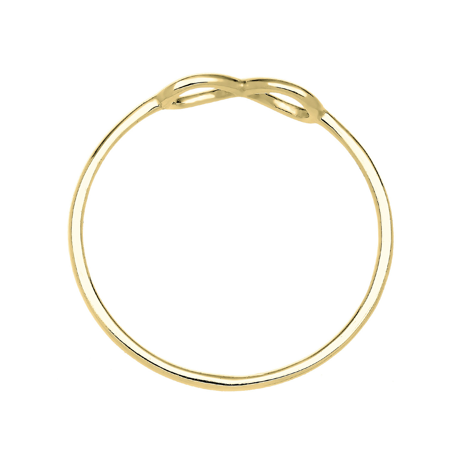 Ring Infinity 375 Gelbgold – Bild 2
