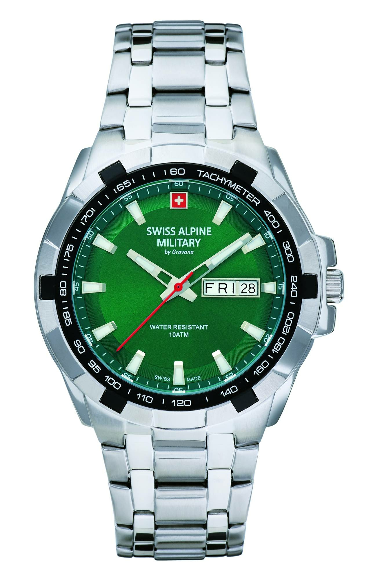 Swiss Alpine Military by Grovana Herren Armbanduhr Star Fighter 41 mm Armband Ed... – Bild 3