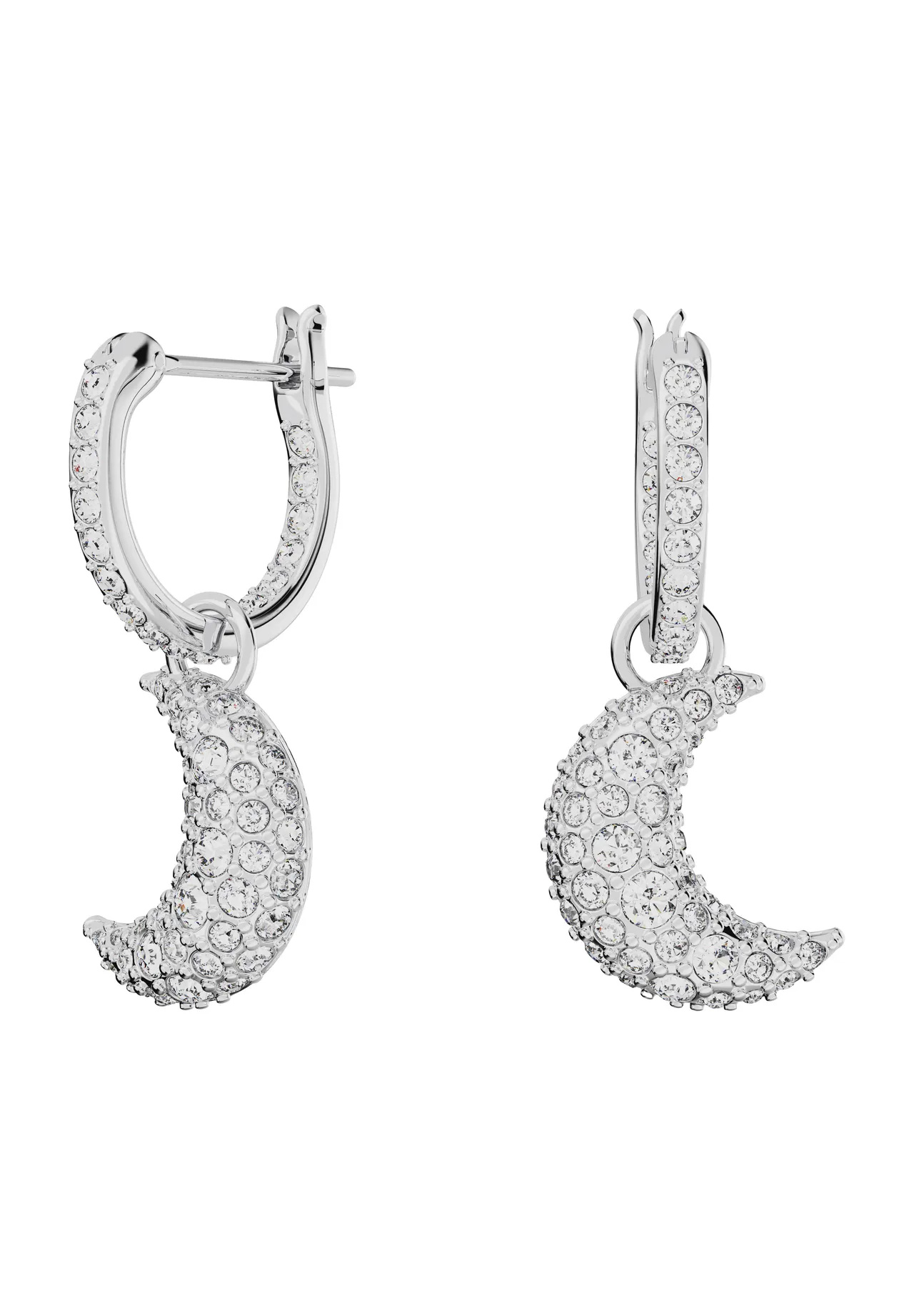 Swarovski Damen Ohrhänger Luna Silber 5666157 Swarovski Damen Ohrhänger Luna Silber 5666157