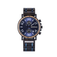 Edenhölzer Holzuhr Herren Armbanduhr Paulau Holzarmband ED090-005 Edenhölzer Holzuhr Herren Armbanduhr Paulau Holzarmband ED090-005