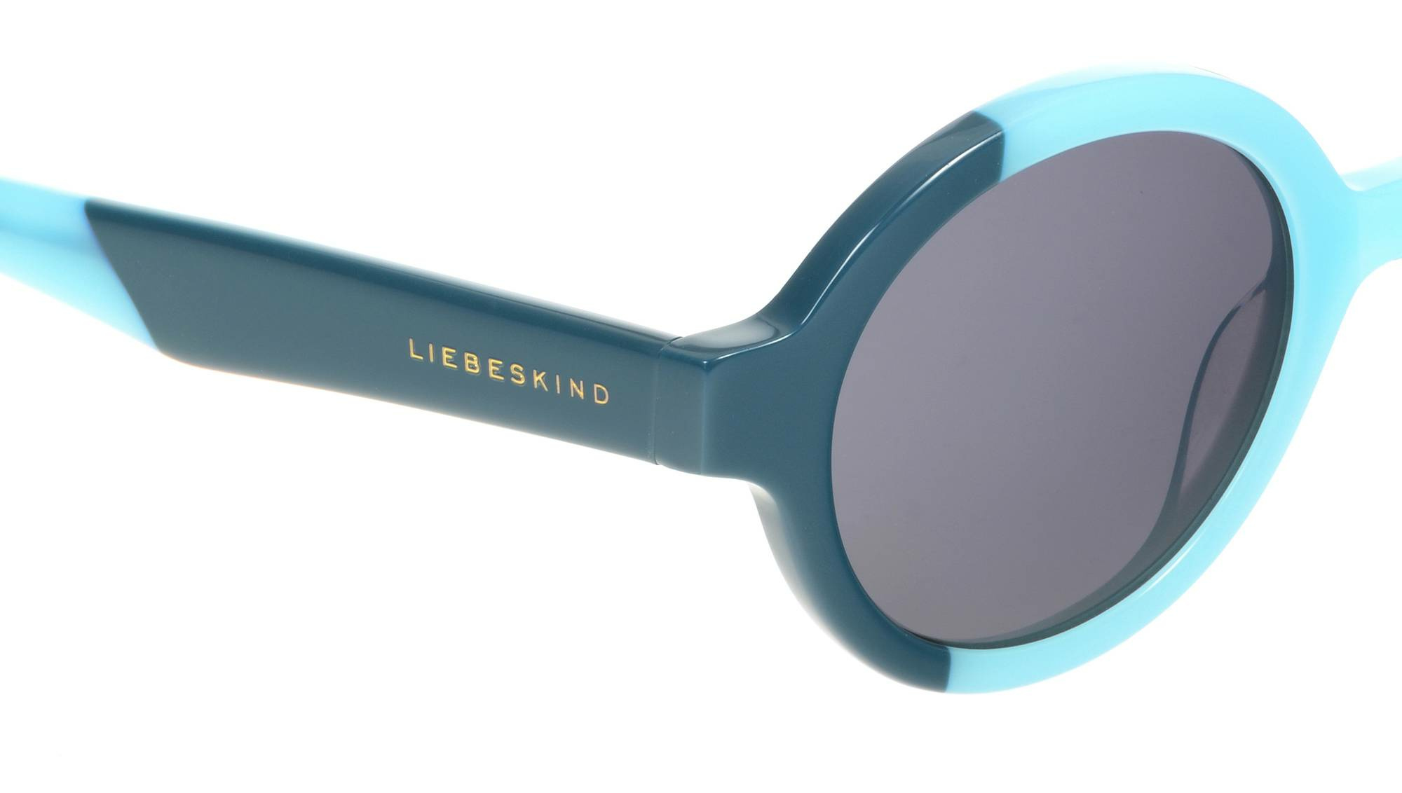 Liebeskind Damen Sonnenbrille Milchig blau Petrol 48-23-140 10437-00440 Liebeskind Damen Sonnenbrille Milchig blau Petrol 48-23-140 10437-00440