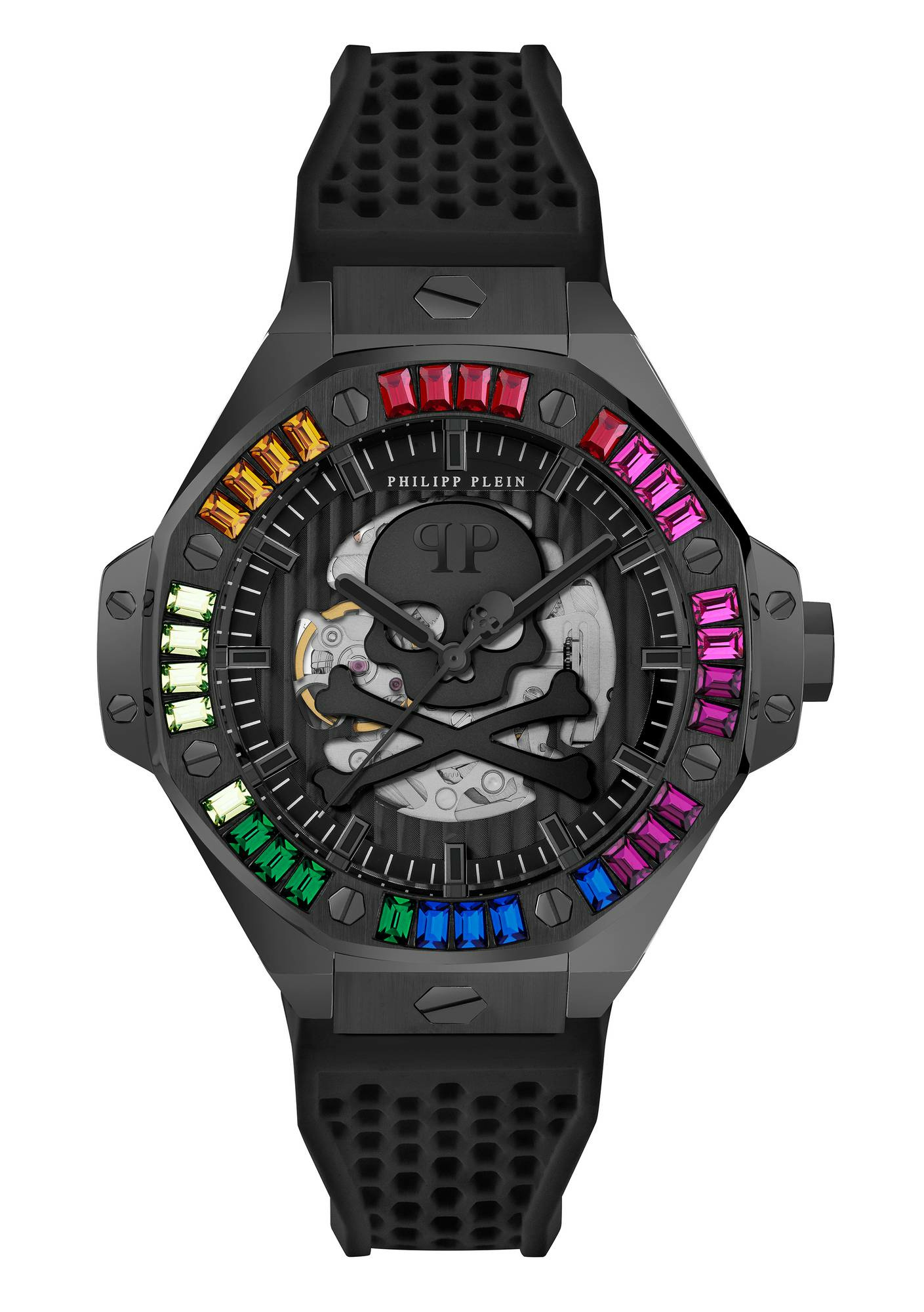 Philipp Plein Automatik Herrenuhr Plein $keleton Royal Rainbow Philipp Plein Automatik Herrenuhr Plein $keleton Royal Rainbow