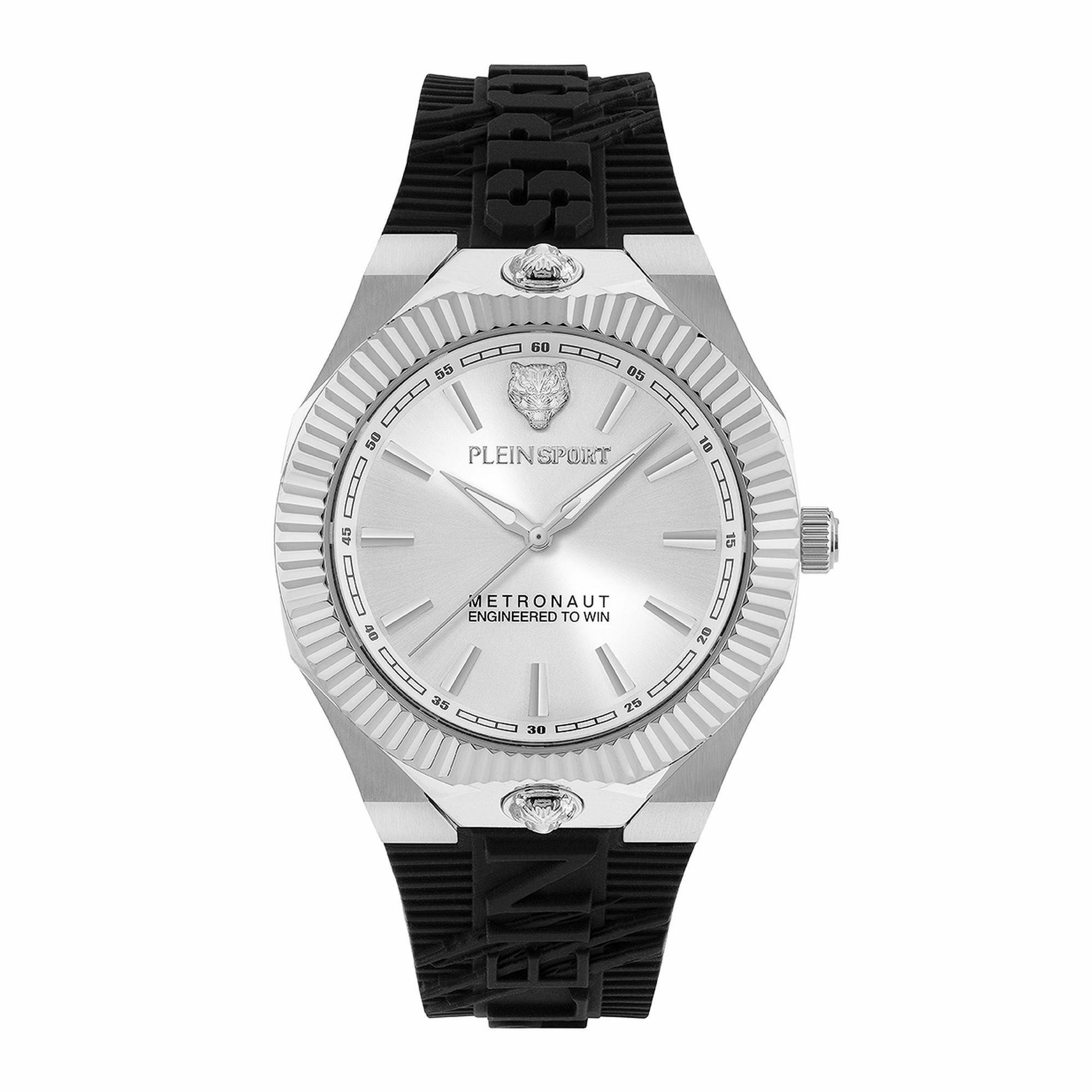 Plein Sport Herrenuhr Metronaut PSCGA0225 Silber Schwarz 42 mm Quarz Plein Sport Herrenuhr Metronaut PSCGA0225 Silber Schwarz 42 mm Quarz